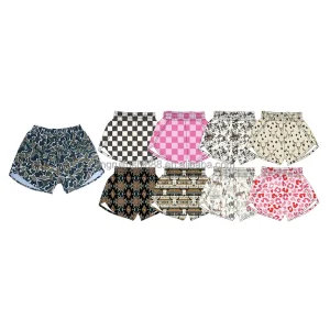 0-16 Year Old Mixed Printed Kids Baby Shorts Milk Silk Fabric High Waist Baby Girls Casual Shorts
