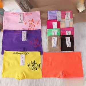 0.35 Dollar Model ZZF002 Adult Ladies Low Waist Exotic Girls Images Underwear Custom Panty Boxers With Prints
