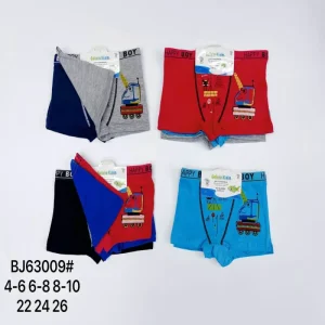 0.42 Dollar Model YC010 Ages 2-10 Years Pure Cotton Multi Colors Children Boys Kids Underwear Boxer With Colors