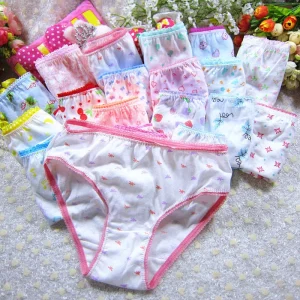 100% Cotton Cute Children Girl Panty Underwear