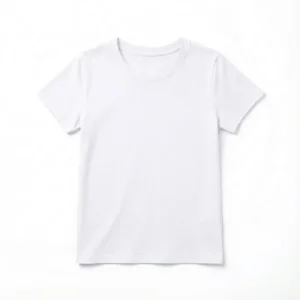 100% Cotton Solid Color Casual Style Kids Short Sleeved T Shirt Boys and Girls White Half Sleeved Summer Tops for Babies