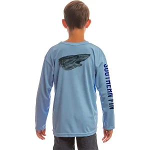 100% Polyester Boys Camouflage Fishing Jersey Breathable Moisture Wicking Anti-Bacterial UPF 50 Pullover Plus Size for