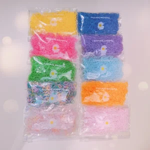 1000 Pieces Candy Colored Disposable Rubber Bands Braided High Elasticity Children Headband Accessories Braided Hair Bands