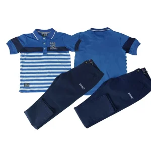 2-8 Years Boys Casual Sports T Shirt Shorts 100% Cotton Children Clothing Sets Baju Anak Grosir Summer Clothing for Kids