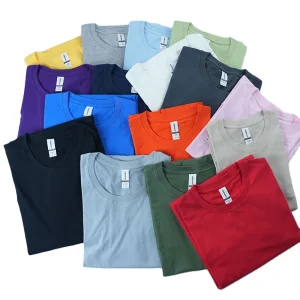 200GSM 100% Cotton Cuff T Shirt Men’s Shirt Kids Boys Oversize Plain Shirts
