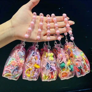 20pcs set Cute Mini Hair Accessories Sweet Vintage Party Elastic Hair Rubber Bands Gift for Children Babies Baby Girl