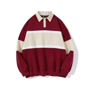 280G Factory Direct Jersey T Shirt High Quality Unisex Striped Long Sleeve for Polo for Men Plus Size Boy Friend Style for Men