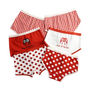 3pcs/set Kids Underwear Briefs Little Girls 95% Cotton Underpants Comfortable Baby Girl Panties
