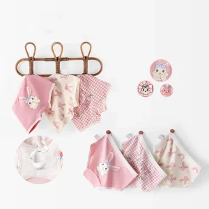 3pcs set Little Kids Girls 95%cotton Underpants Kids Underwear Briefs Baby Girl Panties