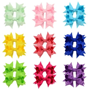 5 Inch Hair Accessories for Girls V Cut Tails Baby Clips for Teenagers