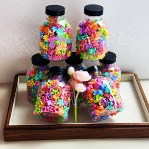 50 Pcs Children Hair Accessories Cute Sweet Mini Hair Clips for Baby Girls