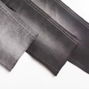 7.2oz Black Jeans 21S OA Cotton Polyester Elastane High Performance Stretch Texture Free Sample for Boys Girls Online