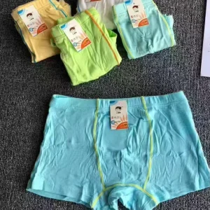 7734# Children Underwear Modal Cotton Boys Shorts Solid Color Style Teen Underwear