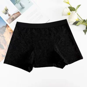 8306 Women Cotton Lingerie Shorts Good Quality Boxer Girls Brief Underwear Custom logo Bamboo Period Panties