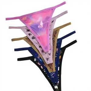 9 Colors Lady Cute Solid Everyday Sport Thong Low Rise Seamless Breathable Panties Girls Athletic Underwear T Back Design