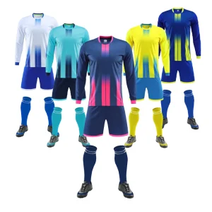 Adult Kids Football Jerseys Sets Men Boys Soccer Kit Sport Clothes Survetement Football Uniforms Women Soccer Training Suits