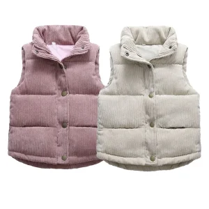 Autumn Children Warm Thicken Vest Baby Cotton Waistcoat Kids Outerwear Coat Children Clothing Boys Girls Brand Jackets Vest