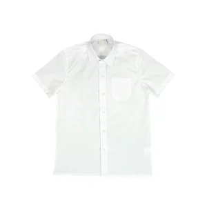 Autumn Spring Style Shirt for Boys School Uniform Boys Short Sleeve Shirt Solid White Kid Shirt