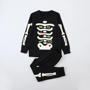 Autumn Winter Boys Clothing Sets Home Wear for Children During Halloween Cotton Normcore Minimalist Model 822001B
