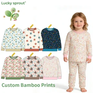 Autumn Winter Girls Round Neck Pullover Sweater, Soft Texture, Printed Design