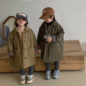 Autumn Winter Kids Jackets for Children Warm Coats for Boys Toddler Kids Parkas Toddler Designer Winter Coat