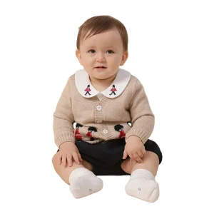 Autumn Winter Kids Sweater Men Baby Cardigan Boys Cartoon Knitted Jacket Baby Clothes