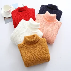 Autumn Winter New Children’s Clothing Thickened Pullover Sweaters for Boys and Girls Sweater