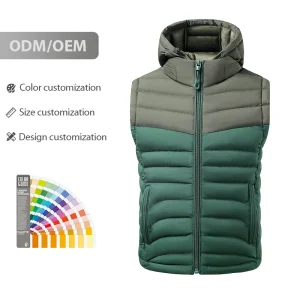 Autumn Winter Thickened Shoulders Waistcoat Children Vest Zipper Casual Outer Wear Kids Vest L5003