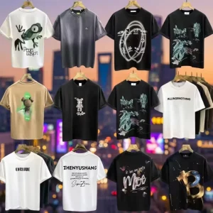 BOTTCOOLA 200 GSM Solid Printed Short Sleeve Clothes Fashion Sporty Breathable Cleanfits for Boy Men’s Casual T-shirts
