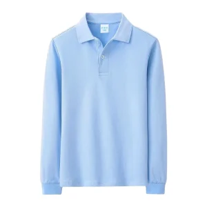 Baby Boy Clothing Long Sleeve 100% Cotton Polo T-Shirt for Kids Baby Stripe School Uniform Polo Boys T-Shirts