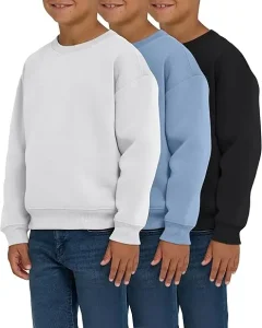 Baby Boy Crewneck Sweatshirt Custom Logo Regular Sleeve Pullover Children Clothing