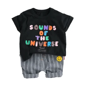 Baby Boys Children T Shirt Plain Kid And Nepal Harem Pants Children Wearing Panties Kids Fashion Set