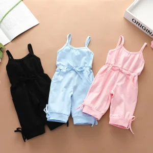 Baby Clothes High Quality Toddler Baby Jumpsuit 100% Cotton Solid Baby Girls Romper for Summer