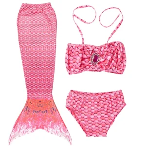Baby Girls Children’s Bikini Swimwear Mermaid Tails Princess Design Summer UPF50 Protection