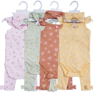 Baby Girl’s Summer Rompers 100% Cotton Romper Jumpsuit