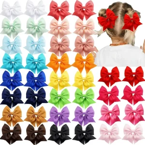 Baby Girls Teens Back School Hair Accessories Toddler Hair Bows Alligator Clips Grosgrain Ribbon Hairpins School