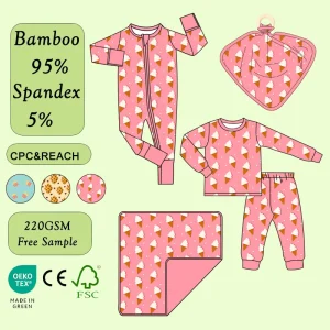 Baby Onesie Pajamas Bamboo Infant Toddler Baby Clothes Jumpsuits Pajamas Bamboo Baby Girl Rompers Kids Children Pyjamas
