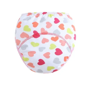 Baby Training Pants Cotton Absorbent 3D Leak Prevention Training Underwear for Toddler Boys and Girls Sizes S M L