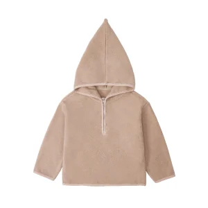 Baby Warm Fleece Jacket Coat Long Sleeve Color Kids Clothes Baby Boys and Girls Outwear Spring and Autumn Clothes