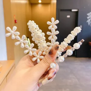 Baby and Toddler Accessories Mixed Bow Pearl Hair Clips Girl Rhinestone Fashion Hairpins Hair Accessories