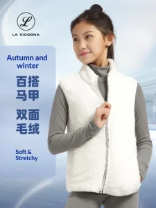 Ballet Clothing Girls Professional Training Vest Waistcoat Warm Jacket Spandex Nylon Customized for Children