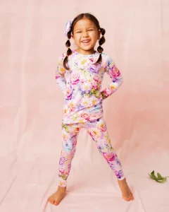 Bamboo Fiber Pajamas for Children Kids Pajama Set Naturally Antibacterial Girls Sleepwear Soft Cozy Kids Bulk Clothing