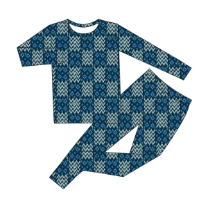 Bamboo Pajamas Sets Kids Toddler Boys Girls Daily Snug Fit Sleepwear Set