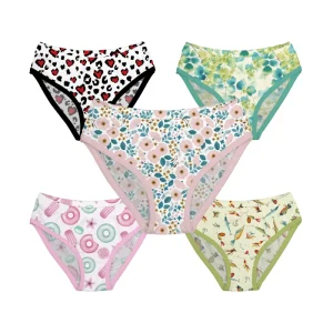 Bamboo Triangle Underwear for Girls School Kids Panties Briefs Children’s Panties