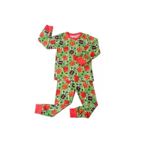 Bamboo Viscose Toddler Pajamas 2 Piece Baby Pyjamas Kids Spring Home Wear Eco friendly Custom Print Kids Pajamas Enfant Pyjama