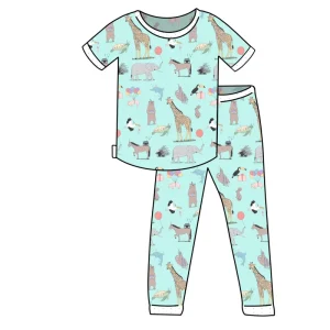 Bamboo Viscose Toddler Pajamas 2 Piece Baby Pyjamas Kids Summer Home Wear Eco friendly Custom Print Kids Pajamas Enfant Pyjama