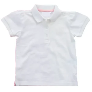 Basic O Neck Girls T Shirts Casual Style Polo Shirts Solid Print Breathable Eco Friendly Short Sleeves Variety Colors