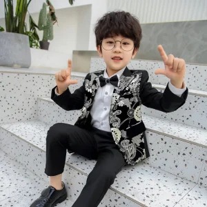 Best selling Boys Clothing Sets Formal 4 Piece Baby Set Boys Autumn Clothing