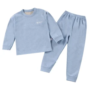 Bestseller Children’s Baby Boys Girls Warm Soft Underwear Homewear Two piece Pajamas Set