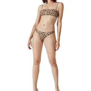 Bikini Girl Sexy Swimwear Leopard Printed Bikini Beachwear for Women Female Swimsuit